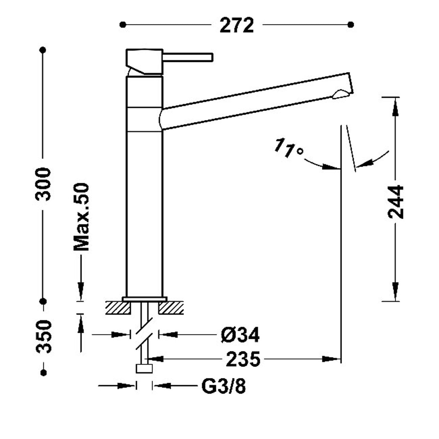 KITCHENS Mitigeur pour cuisine-08333301