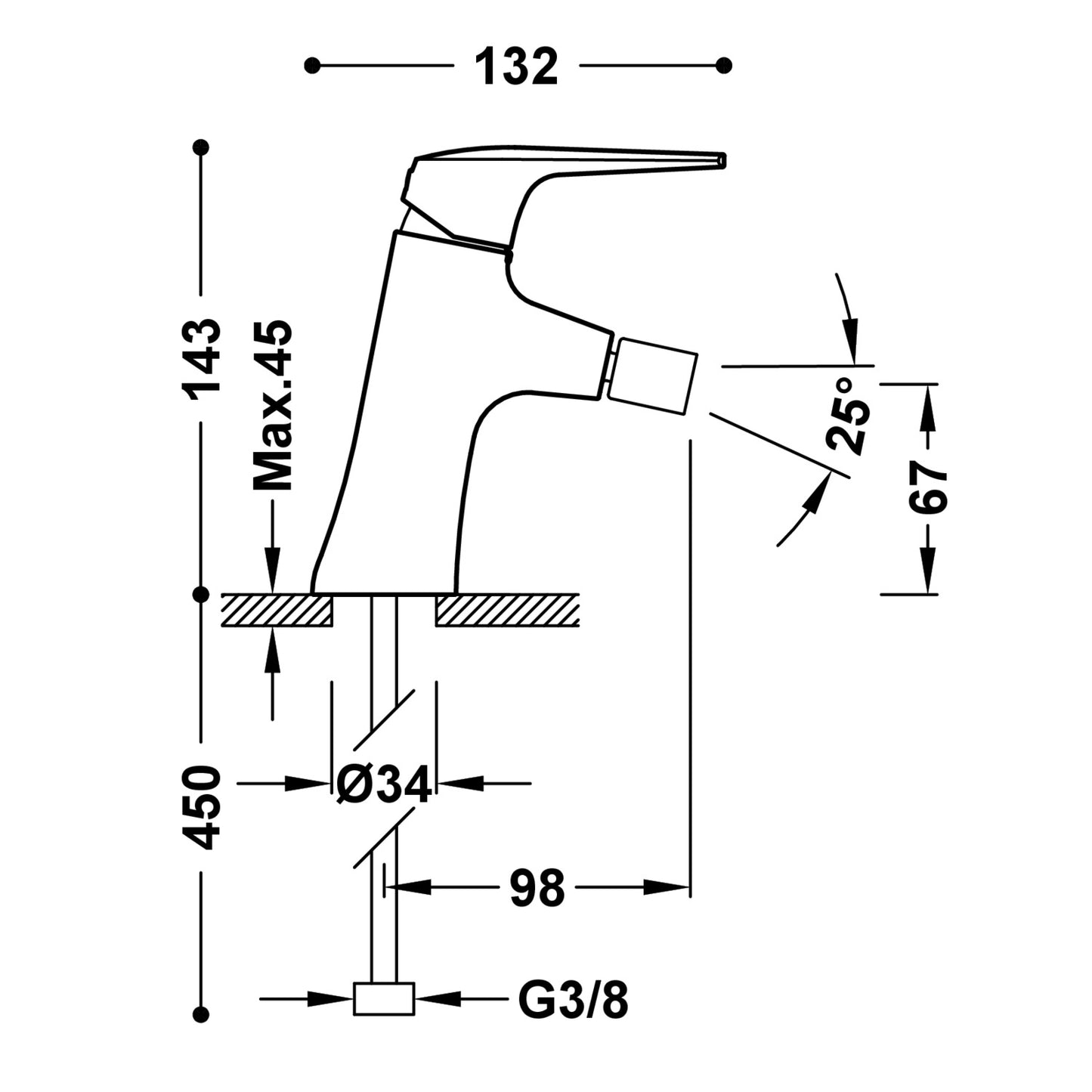 FUJI MITIGEUR POUR BIDET-28112001AC
