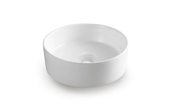 Vasque circulaire Dinan en céramique à poser 40cm