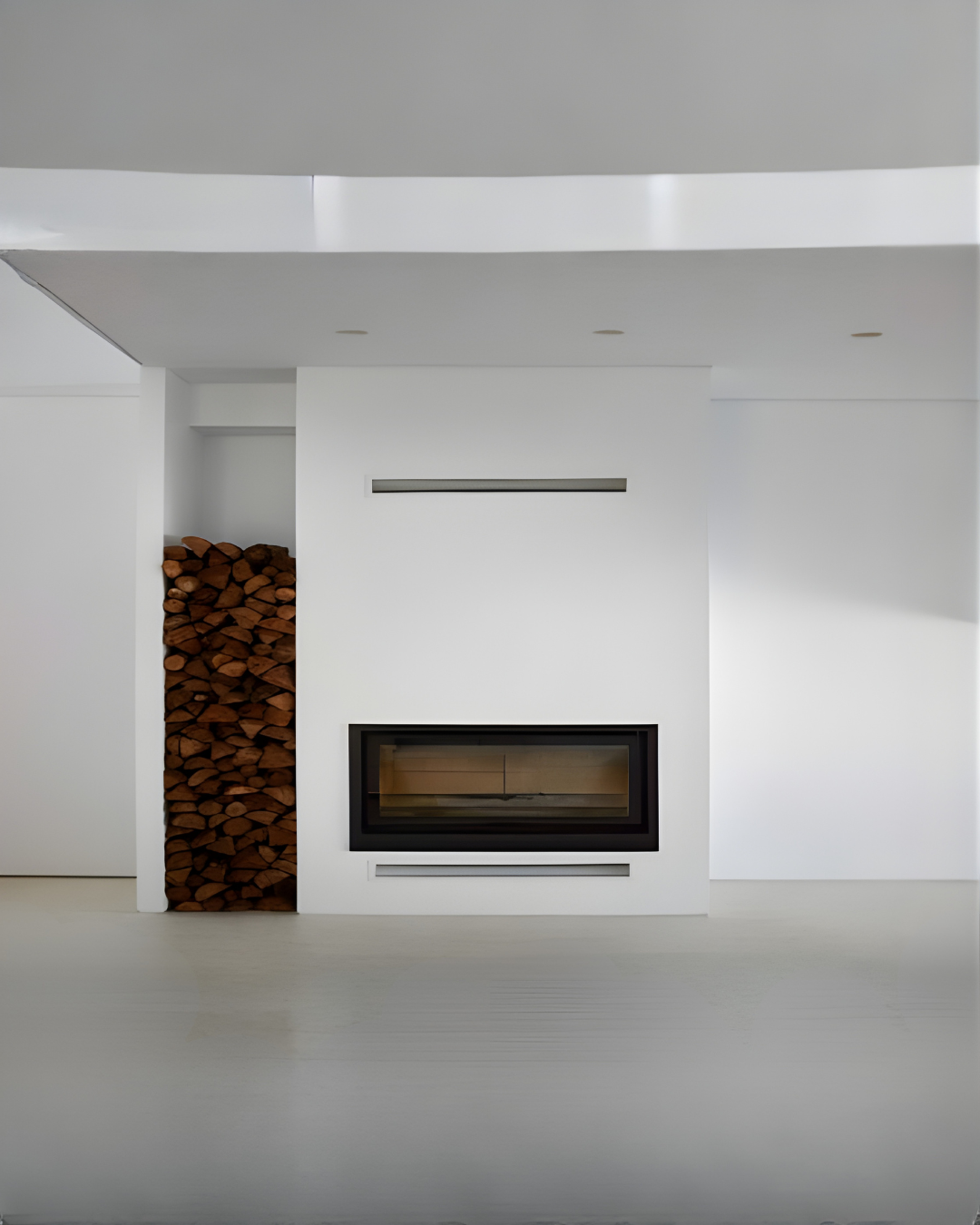 Béton ciré EFFECTO QUARTZ appliqué dans un salon moderne