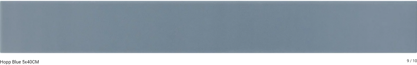 Carrelage mural HOPP 5 x 40 cm lisse Terra