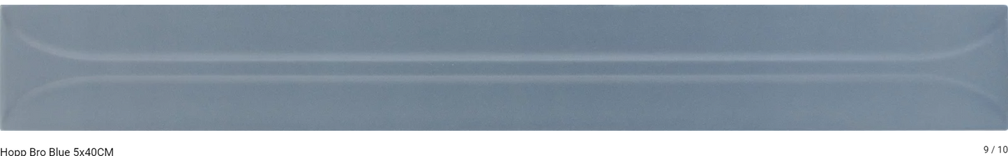 Carrelage mural HOPP 5 x 40 cm lisse Terra
