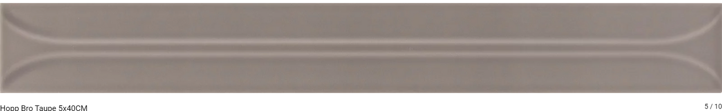 Carrelage mural HOPP 5 x 40 cm lisse Terra