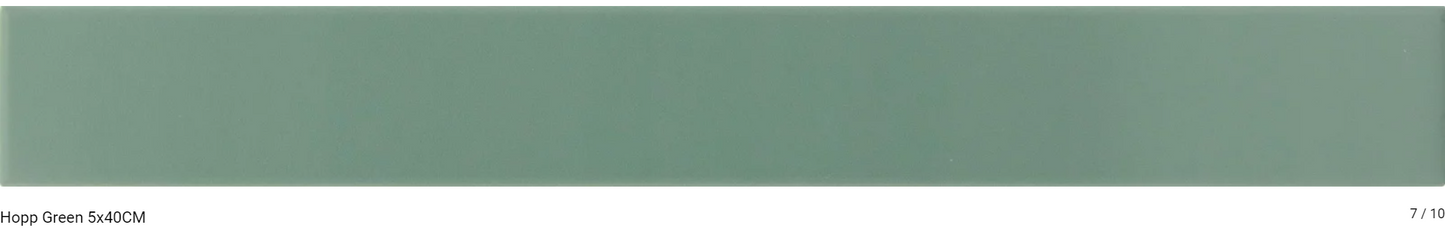 Carrelage mural HOPP 5 x 40 cm lisse Terra