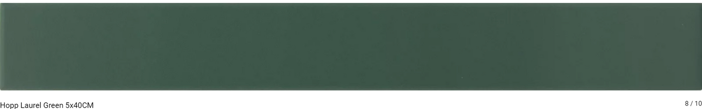 Carrelage mural HOPP 5 x 40 cm lisse Terra