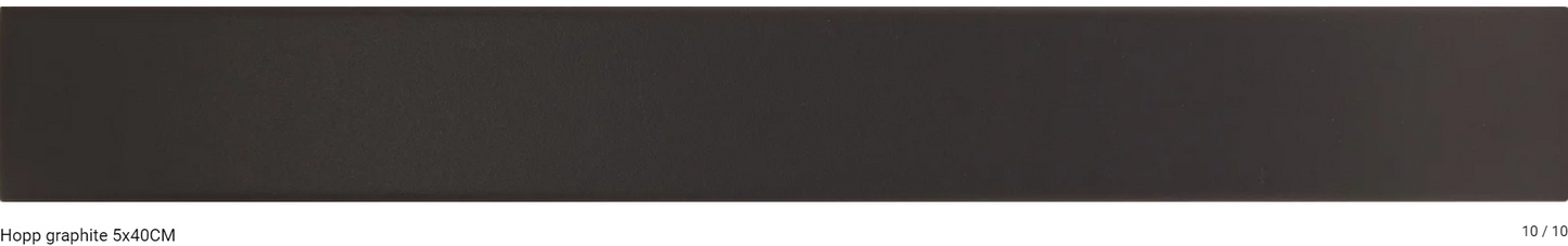 Carrelage mural HOPP 5 x 40 cm lisse Terra