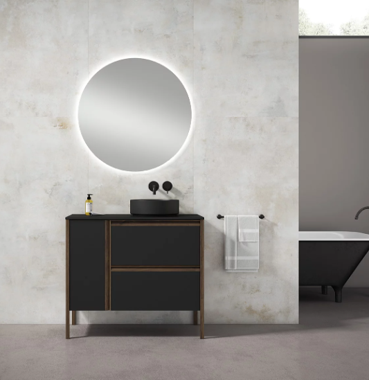 Meuble de salle de bain suspendu ICON, vasque encastrer