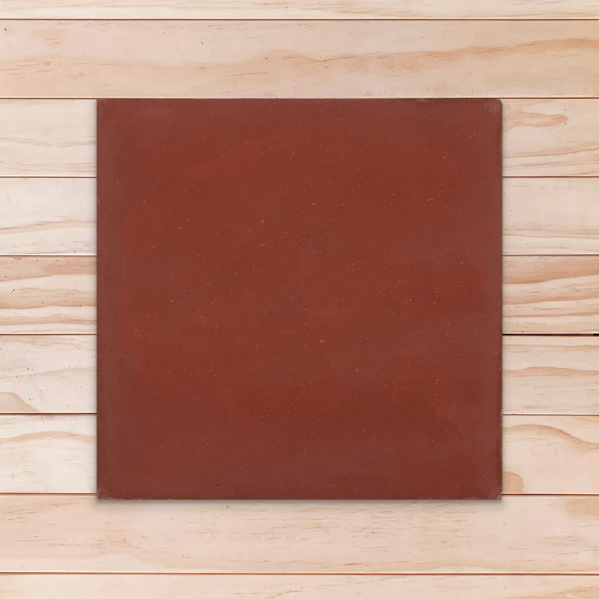 Carreaux de ciment CUADRADO MC24, rouge marron