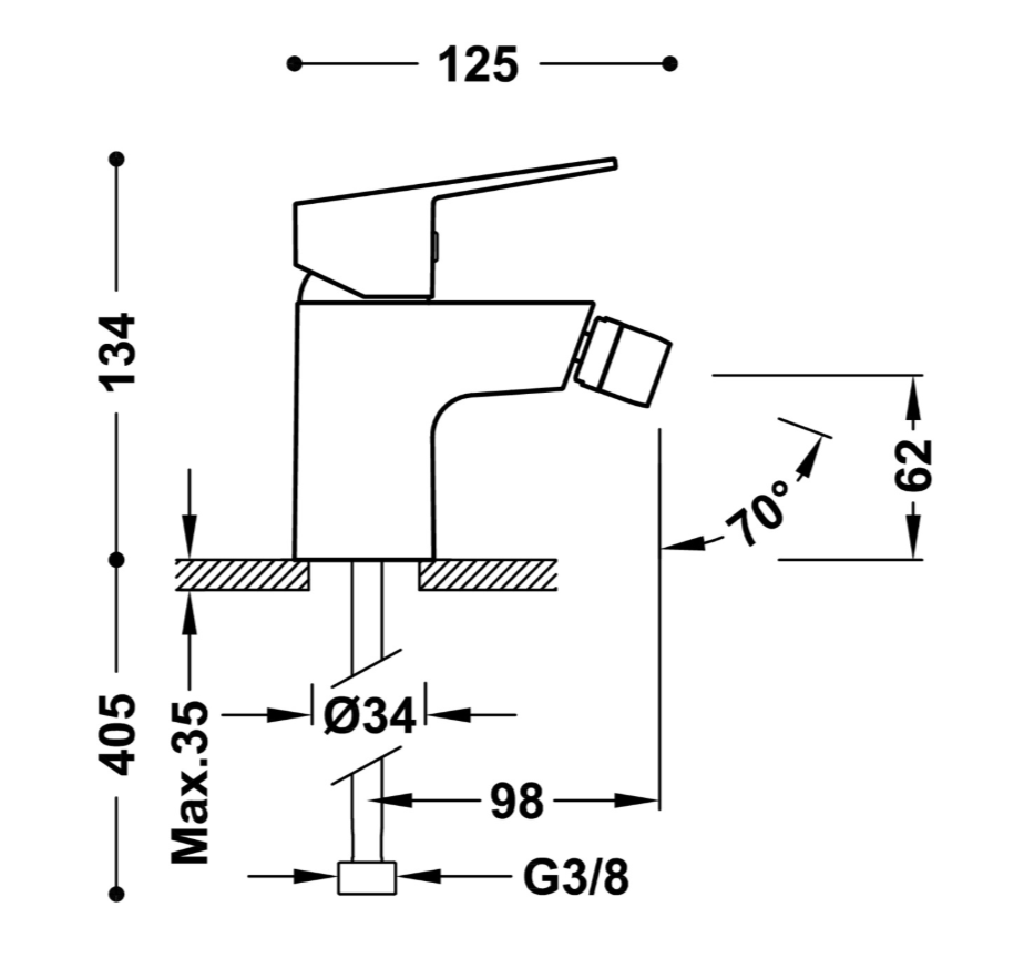 BASE Mitigeur pour lavabo-21512010