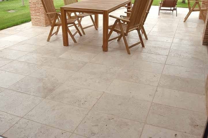 Pierre naturelle Travertin- Composition Roman Opus - 1.48m²/carton