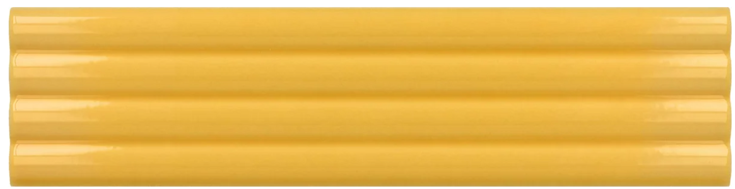 Faïence murale Kit-kat relief Costa Nova 5x20 cm Jaune