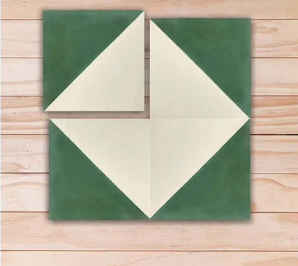 Carreau de ciment Victorien Mod 282, 20x20 cm