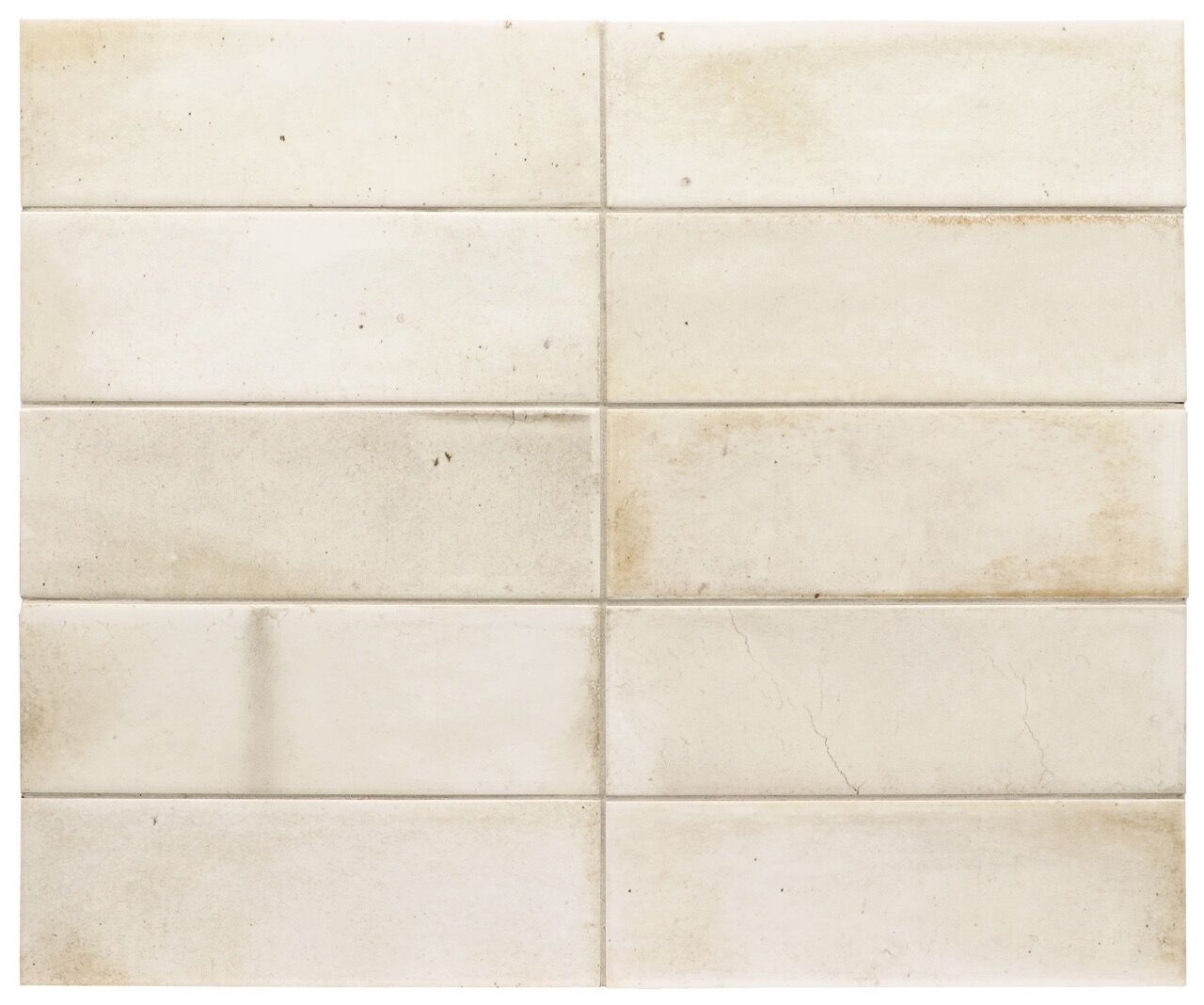 Carrelage effet zellige 5.1 x 16.1 cm Hanoi white 0.50/boîte