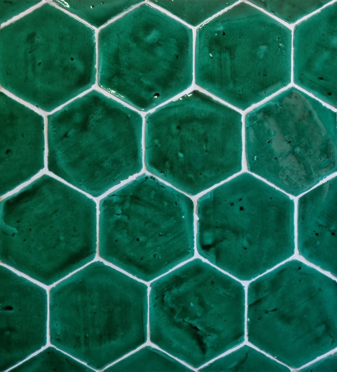 Carrelage Céramique traditionnelle, 11x12.5cm Hexagone Etna 0.7m²/boîte