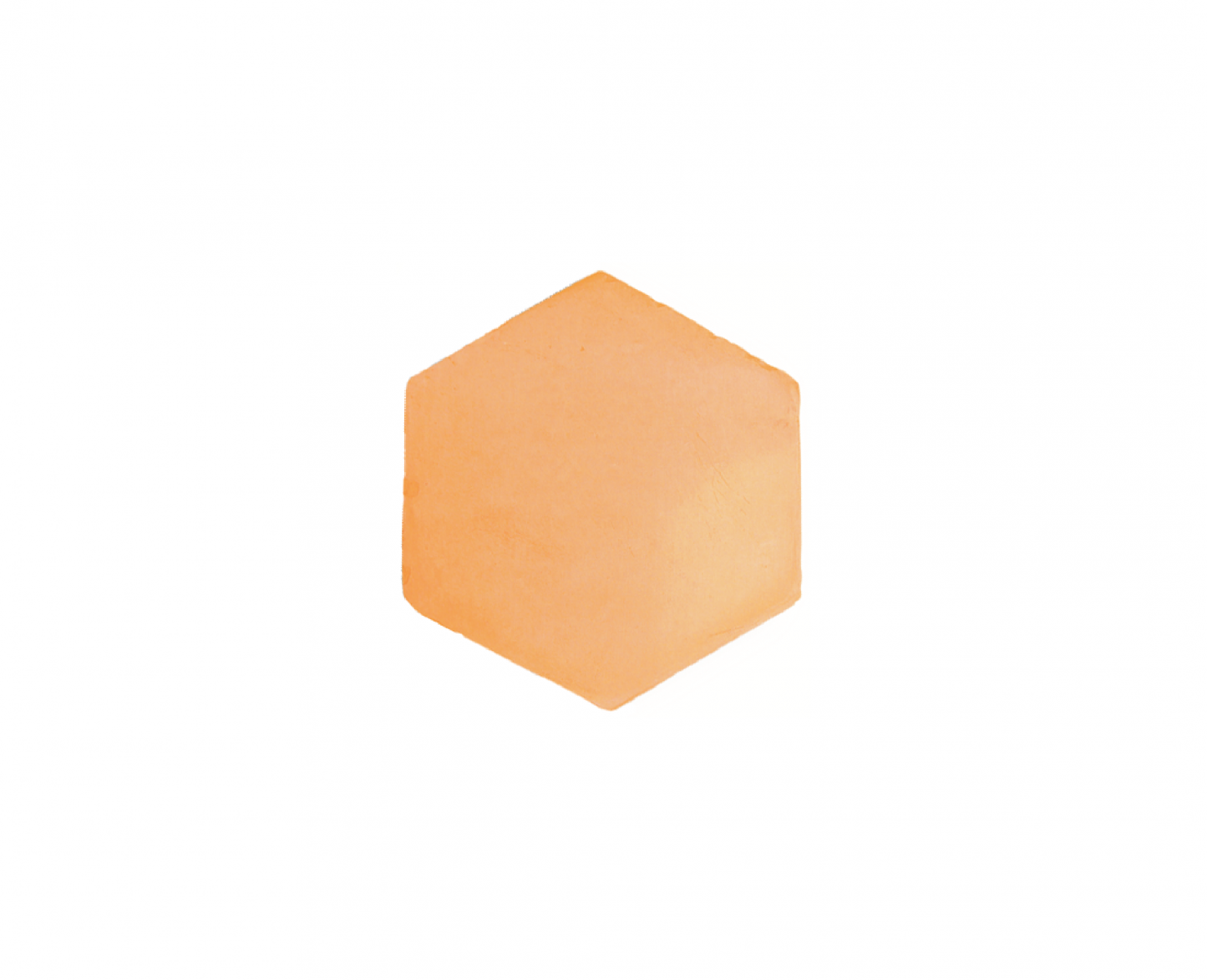 Carrelage manuel en terre cuite artisanale, hexagonale 10 x 10 cm