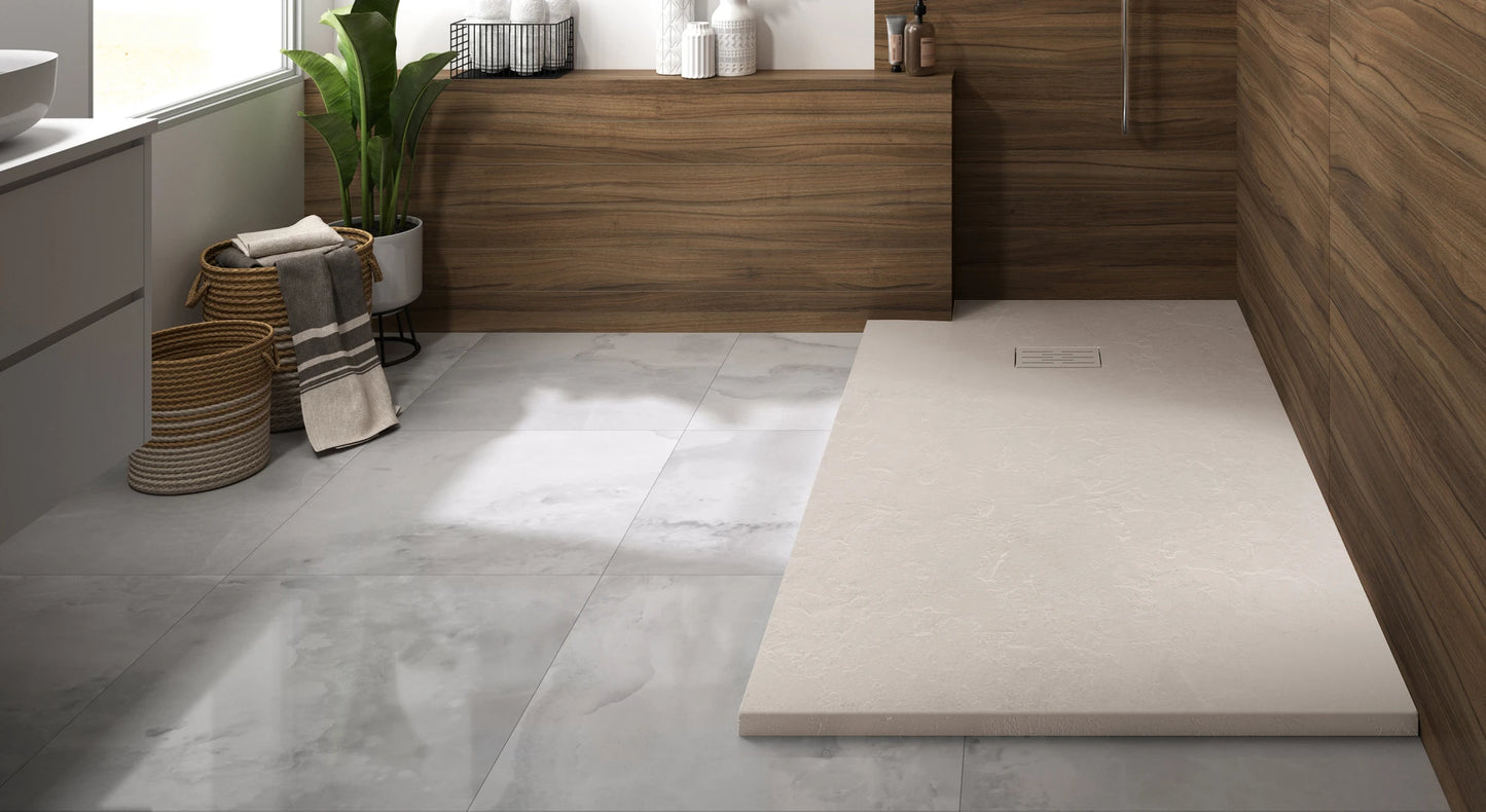 KINEONE Shower Tray - KINEDO Detachable and textured extra-flat shower tray.