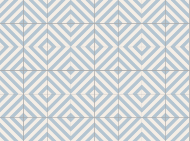 Carreaux de ciment à rayures MOD 360 , 20x20 cm