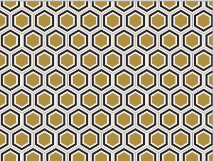 Carreau de ciment Hexagonal Mod 606