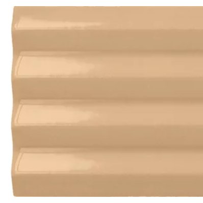 Faïence murale Kit-kat relief Costa Nova 5x20 cm Straw