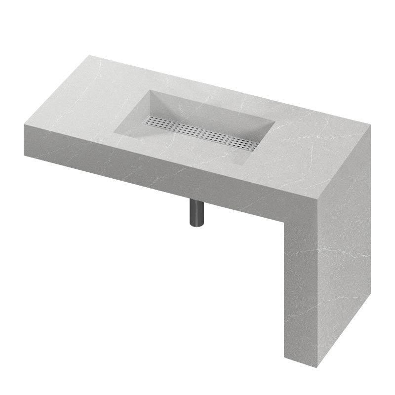 Vasque sur mesure Simplicity en Quartz Silestone®