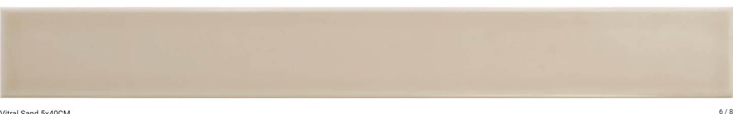 Carrelage mural VITRAL 5 x 40 cm relief/lisse