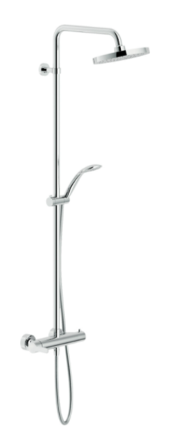 COLONNE DOUCHE, MITIGEUR MONOCOMMANDE MURAL AB87130/30CR, ABC - L'Atelier By AC