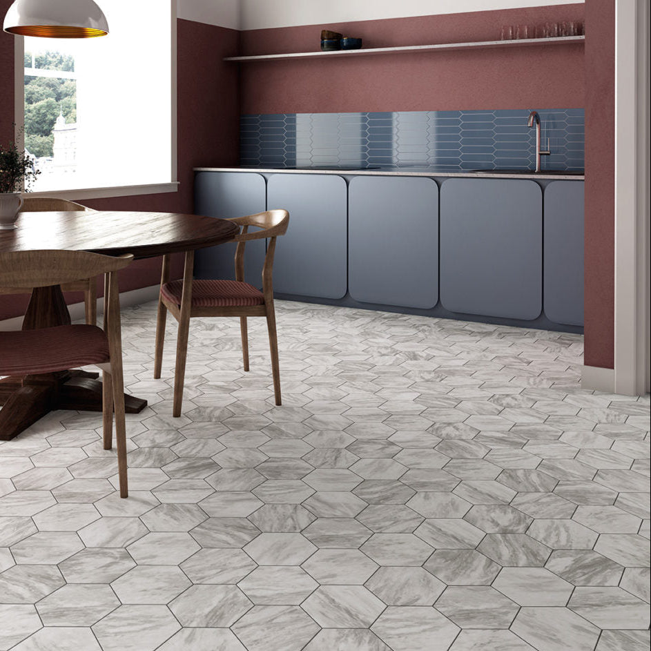 Carrelage hexagonal BARDIGLIO LIGHT