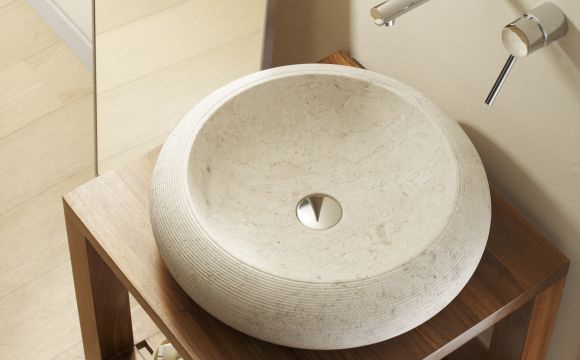Vasque à poser en pierre FIJI beige