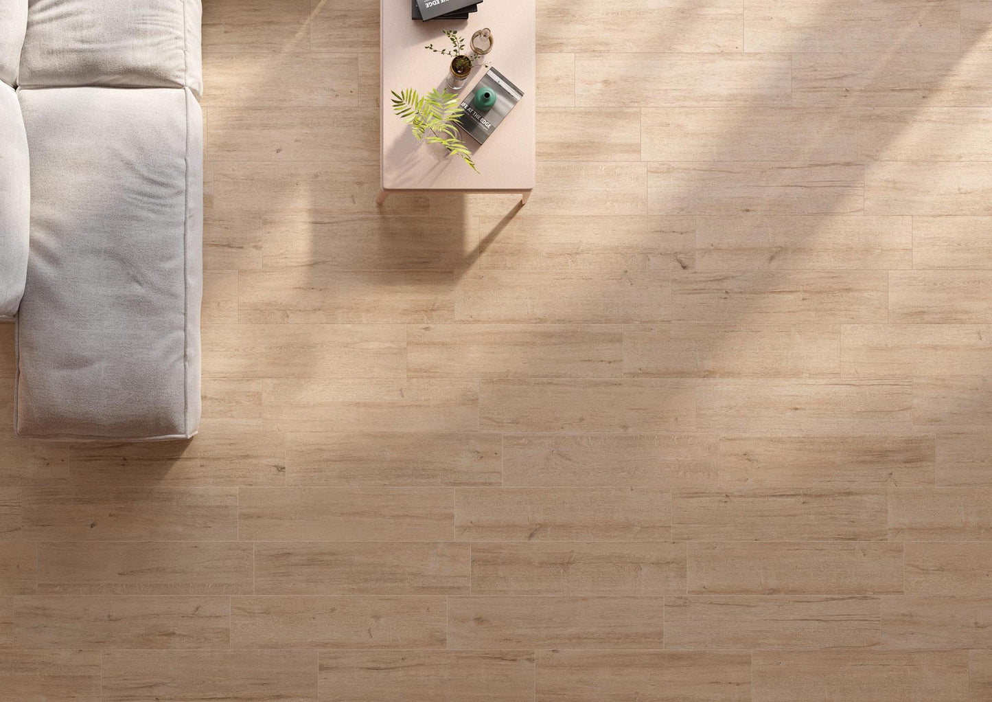Carrelage grès cérame aspect parquet HIRATI LIN 22.5 x 90 cm