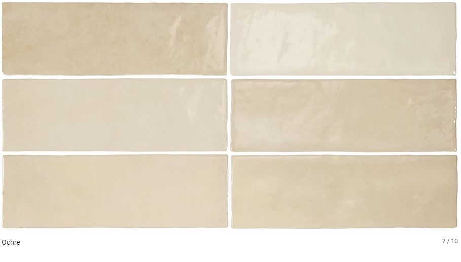Carrelage effet zellige 6.5x20 ARTISAN 0.50/boîte