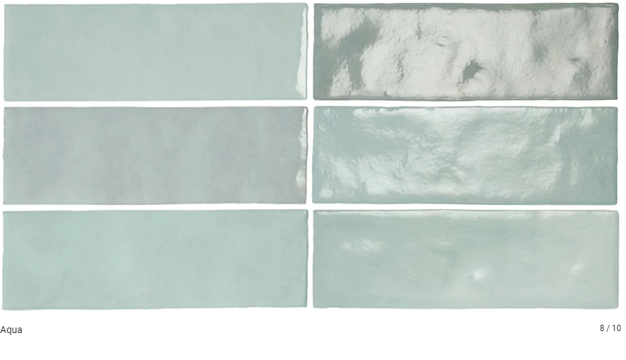 Carrelage effet zellige 6.5x20 ARTISAN 0.50/boîte