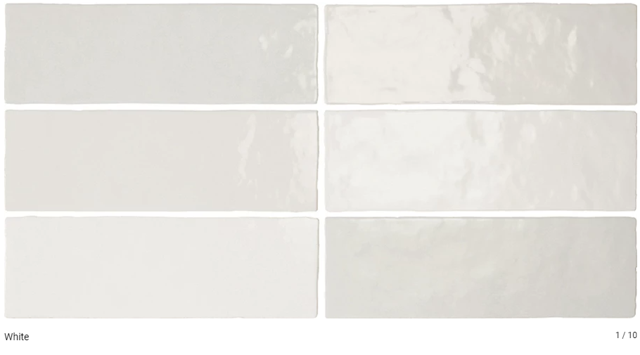 Carrelage effet zellige 6.5x20 ARTISAN 0.50/boîte
