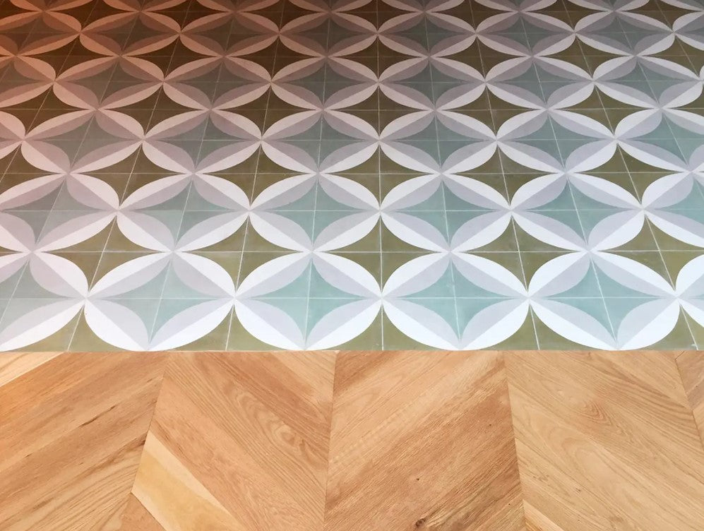Carreau de ciment Mod 290, 20x20 cm