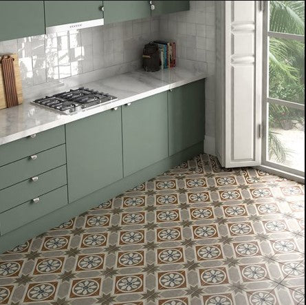 Carrelage style ciment 20x20 cm ART NOUVEAU - APOLLO COLOUR