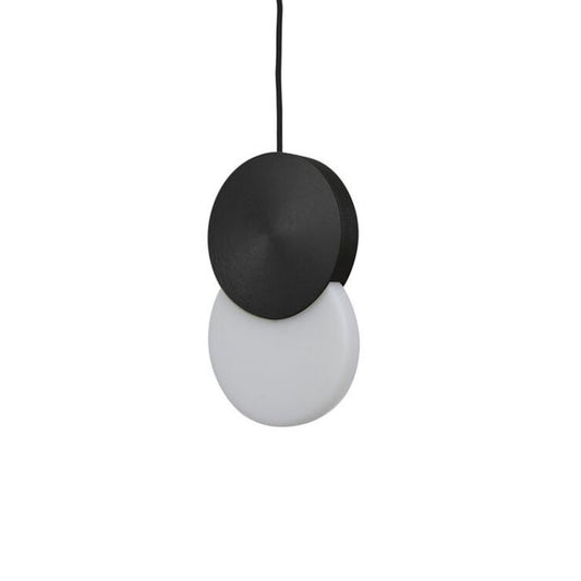 Suspension Duo Led ENO Studio en acier noir