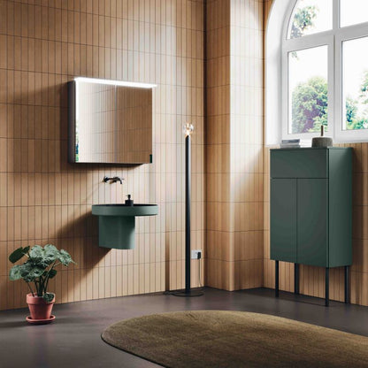 Meuble salle de bain demi-colonne NUCCI 18 verde comodoro  L. 59,0 - P. 59,0