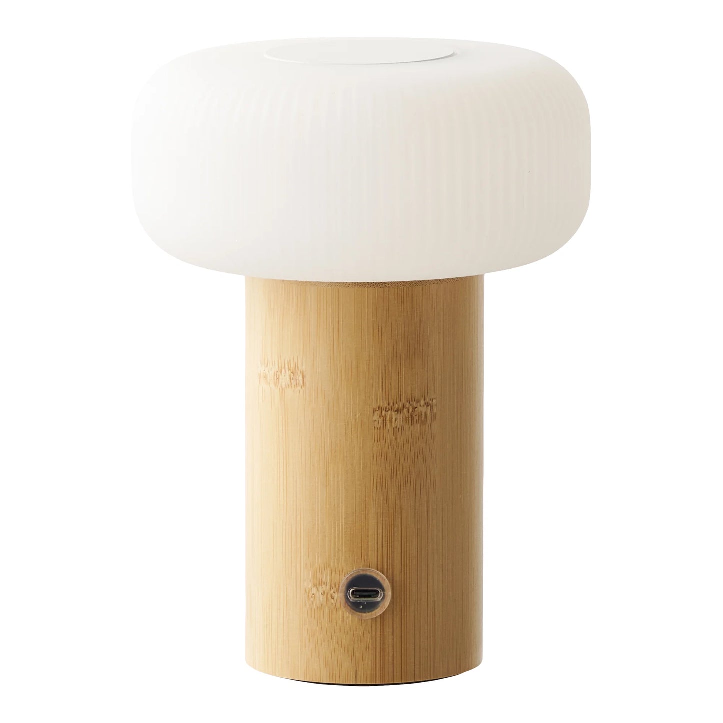 Vue arrière de la lampe Stafford montrant le port de recharge