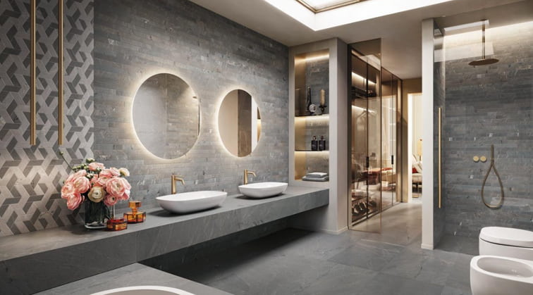 Way poser dans une salle de bain - L'Atelier By AC