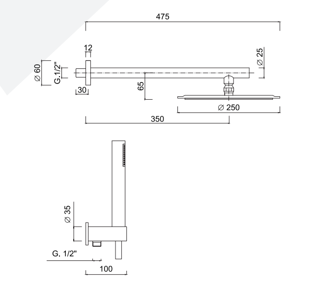 colonne de douche fiche tech 2