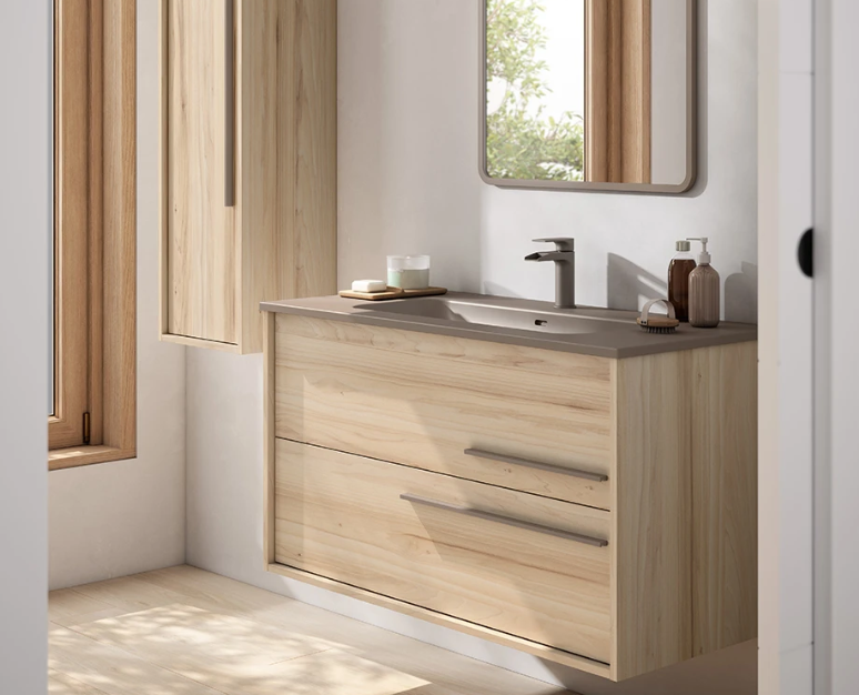 Meuble de salle de bain suspendu aqua