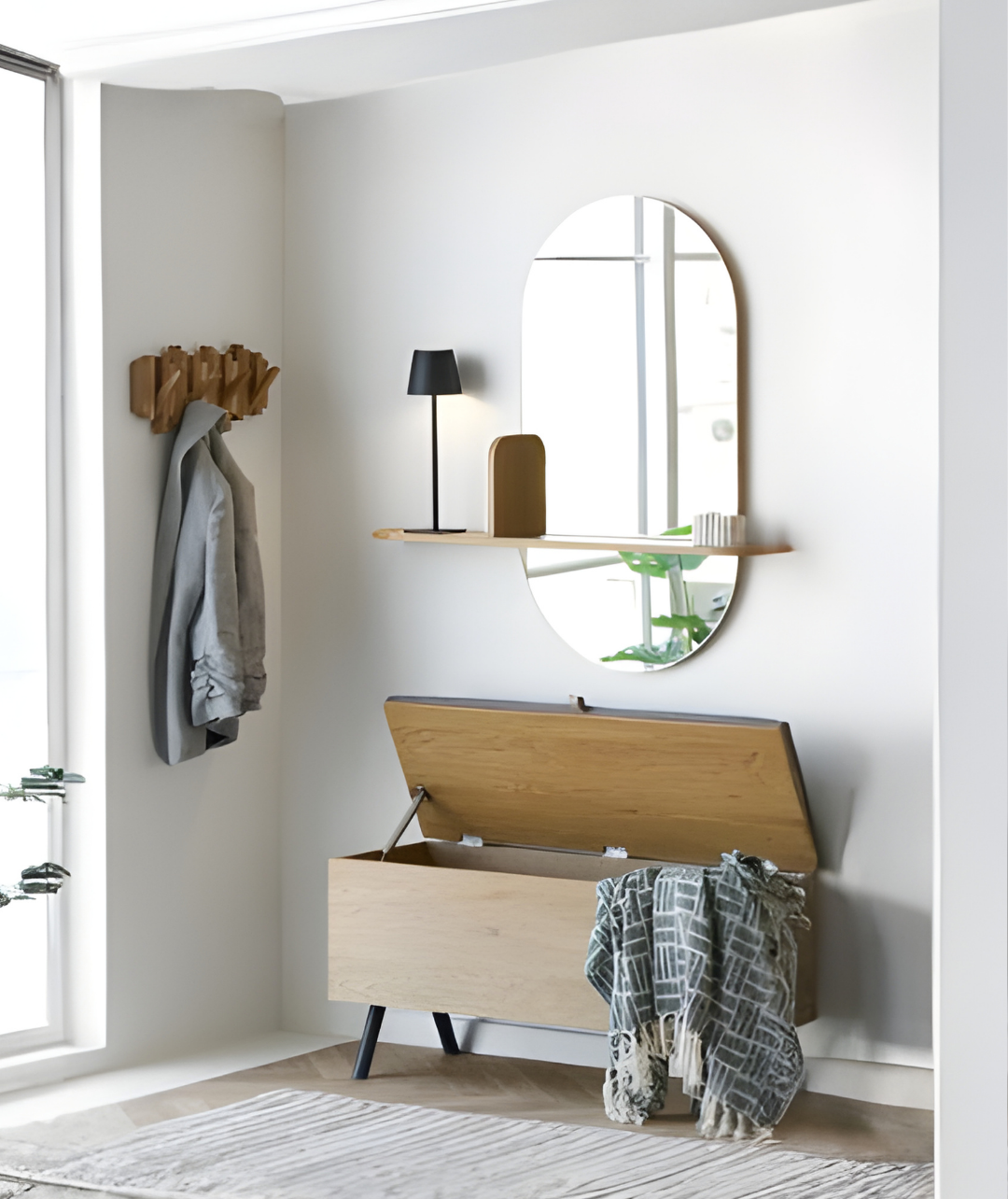 Barco Miroir with Shelf