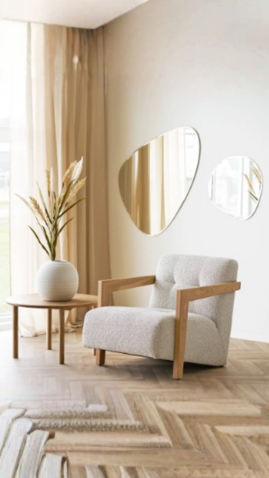 Fauteuil design dans un salon moderne coin détente confortable