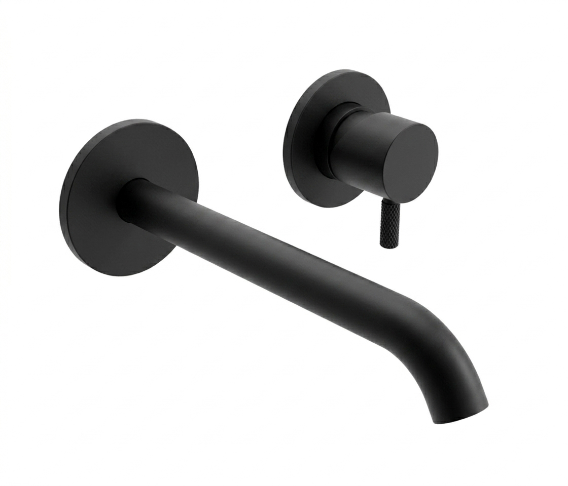 Wall-mounted basin mixer, without waste Giulini G
