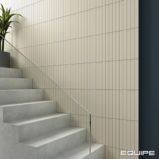 Carrelage mural HOPP 5 x 40 cm lisse Beige Sand
