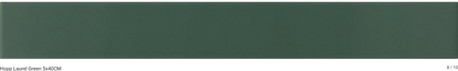 Carrelage mural HOPP 5 x 40 cm lisse Vert