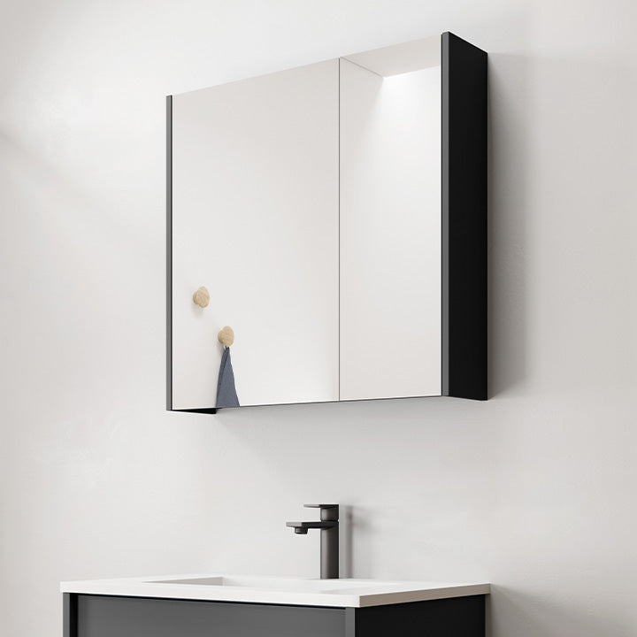 Meuble miroir Miranda black