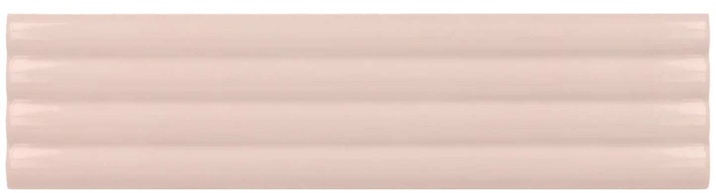 Faïence murale Kit-kat relief Costa Nova 5x20 cm Beige Pâle