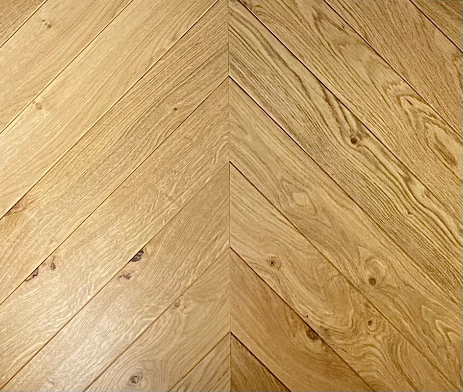 Parquet Chêne Massif Point de Hongrie 