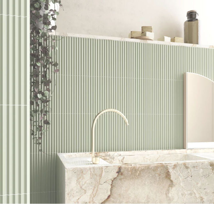 Praia tansy green mise en scene salle de bain