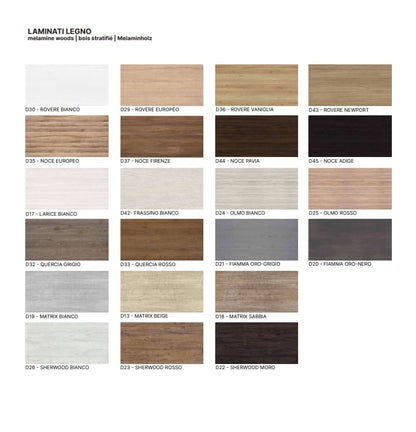 Meuble salle de bain sur pieds QUADRO METALLO